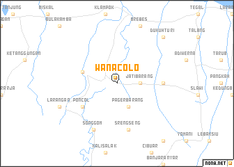 map of Wanacolo