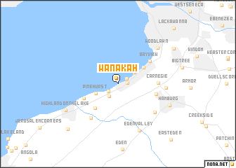 map of Wanakah