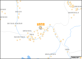 map of Wāna