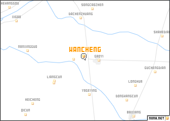 map of Wancheng