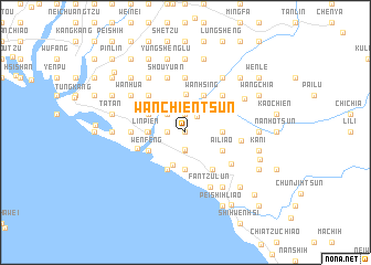 map of Wan-chien-ts\