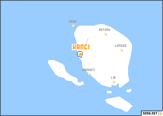 map of Wanci