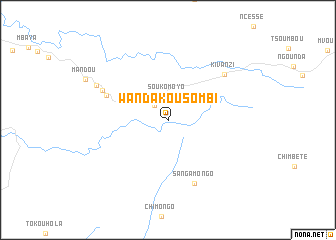 map of Wandakousombi