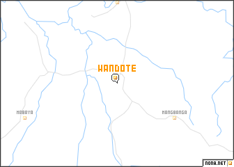map of Wandote