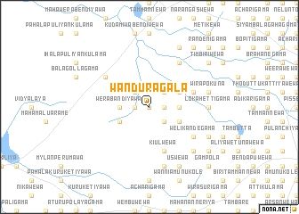 map of Wanduragala