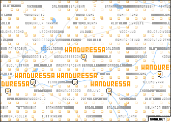 map of Wanduressa