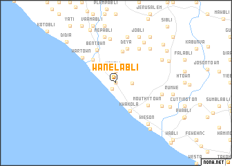 map of Wanelabli