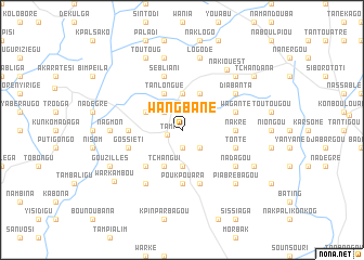 map of Wangbane