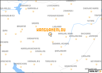 map of Wangdamenlou