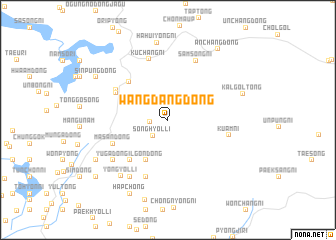 map of Wangdang-dong
