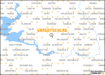 map of Wangetschlag