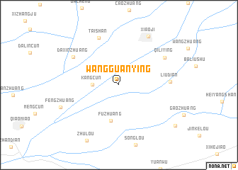 map of Wangguanying