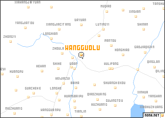 map of Wangguolu