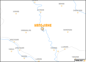 map of Wangjiahe