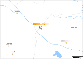 map of Wangjiahe