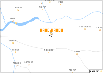 map of Wangjiahou