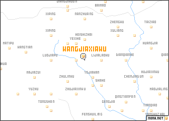 map of Wangjiaxiawu