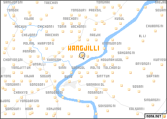 map of Wangjil-li