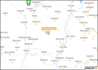 map of Wangnim