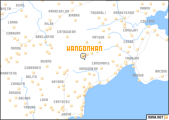 map of Wangonhan