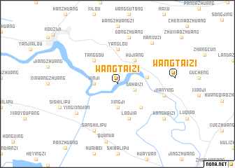 map of Wangtaizi