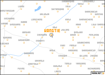 map of Wangtie