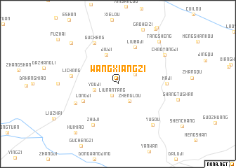 map of Wangxiangzi