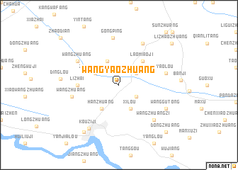 map of Wangyaozhuang