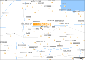 map of Wangzaohe