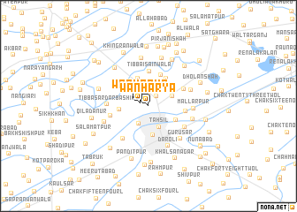 map of Wān Harya