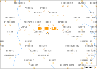 map of Wān Hka-lau