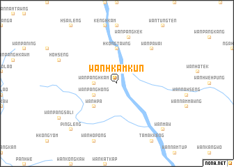 map of Wān Hkamkun