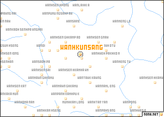 map of Wān Hkünsang