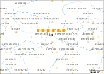 map of Wān Ho-namhsaw