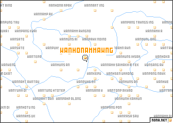 map of Wān Ho-nammawng