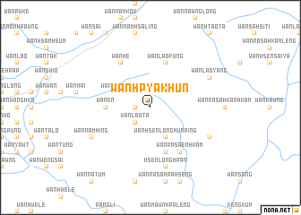 map of Wān Hpya-khün