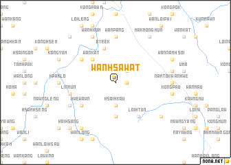 map of Wān Hsa-wat