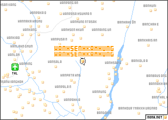 map of Wān Hsenhkamhüng