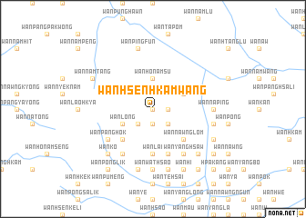 map of Wān Hsenhkamwang