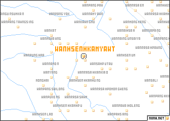 map of Wān Hsenhkam-yawt