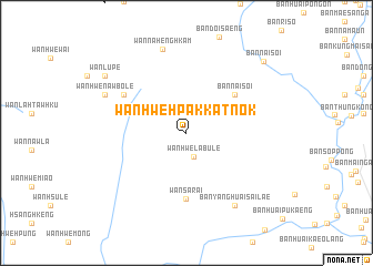 map of Wān Hwè-hpakkatnōk