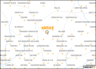 map of Waniké