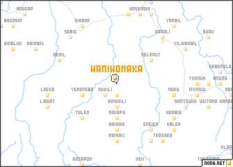 map of Waniwomaka