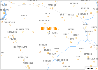 map of Wanjang