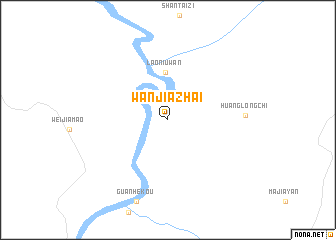 map of Wanjiazhai