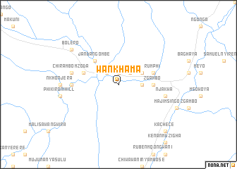 map of Wankhama