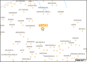 map of Wanki