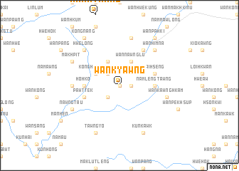 map of Wān Kyawng