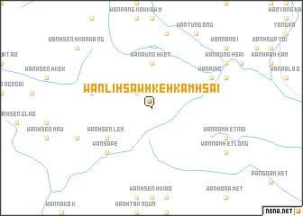 map of Wān Li-hsaw Hkè-hkamhsai