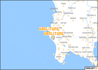 map of Wan-li-tung